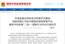  重磅：时代变迁——阿里巴巴被罚182.28亿